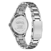 Bracciale in acciaio inox con chiusura a scatto.